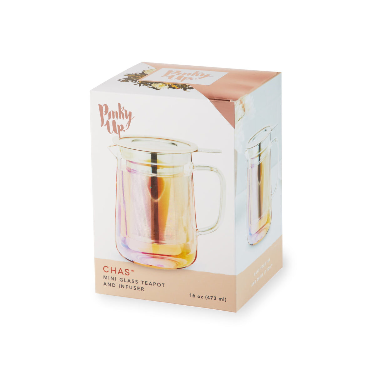 Chas Mini Glass Teapot & Infuser