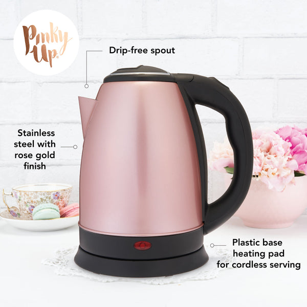 Parker Rose Gold Electric Tea Kettle