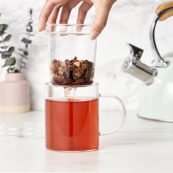 Blake Glass Tea Infuser Mug